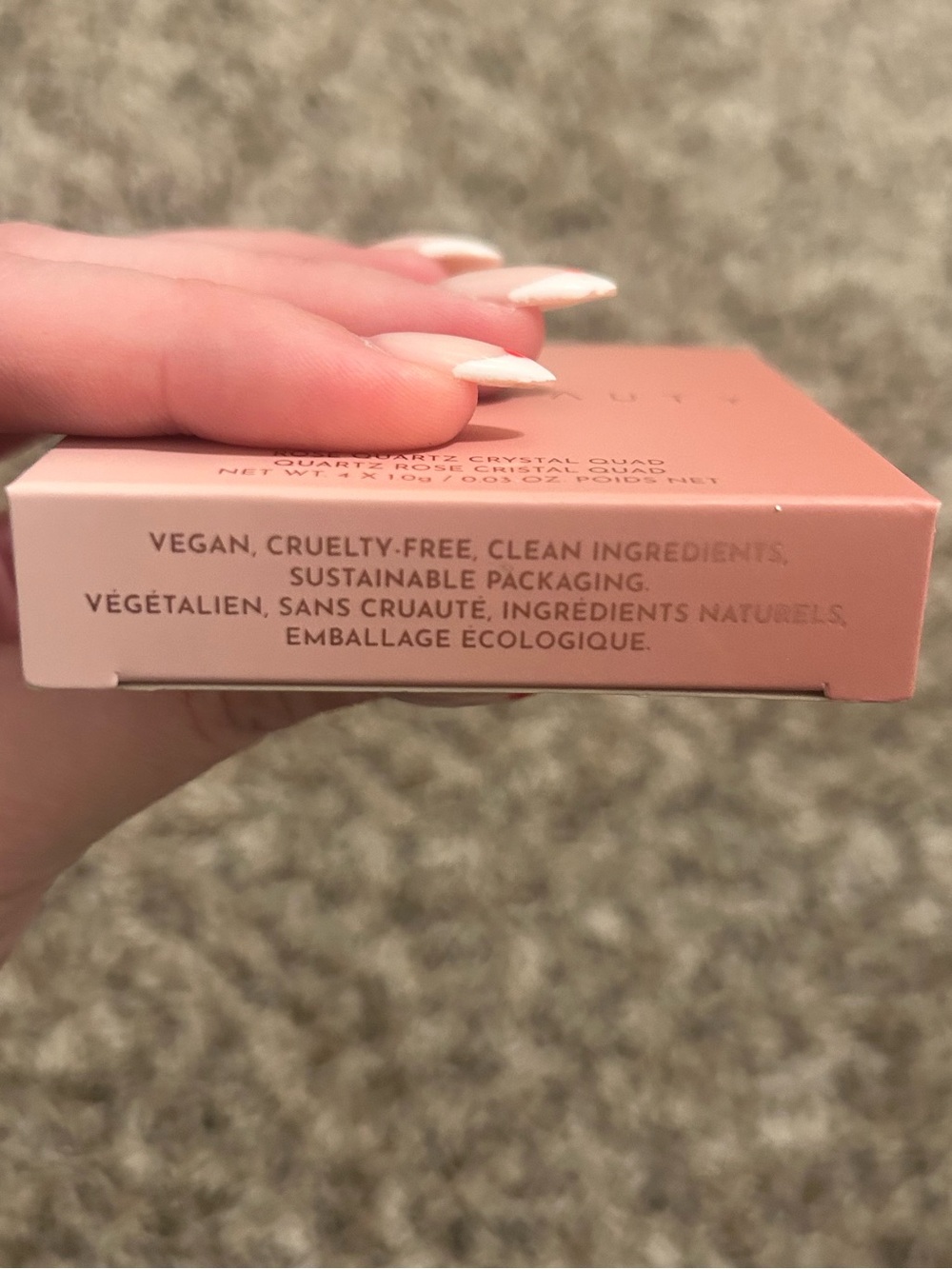 ATHR BEAUTY ROSE QUARTZ CRYSTAL EYESHADOW QUAD - Picture 6 of 6